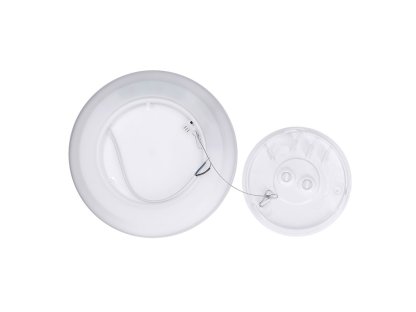 Solight LED osvetlenie Acate s ochranou proti vlhkosti, IP54, 18W, 1620lm, 3CCT, 22cm, strieborná