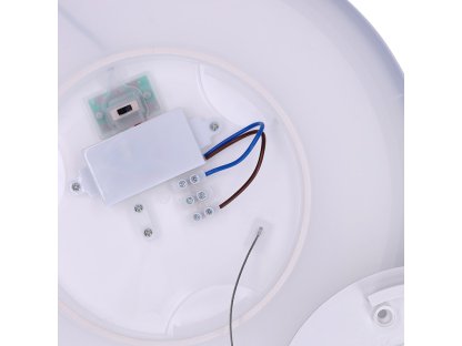 Solight LED osvetlenie Acate s ochranou proti vlhkosti, IP54, 24W, 2160lm, 3CCT, 30cm, strieborná