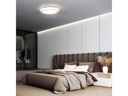 Solight LED osvetlenie s diaľkovým ovládačom Floco, 30W + 6W RGB, 2100lm, 40cm, zmena chromatickosti, stmievateľná