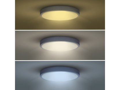 Solight LED osvetlenie s diaľkovým ovládačom Grey, 60W, 4200lm, 49cm, zmena chromatickosti, stmievateľné