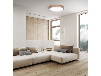 Solight LED osvetlenie s diaľkovým ovládačom Iron Oak, 48W, 3360lm, 40cm, zmena chromatickosti, stmievateľné