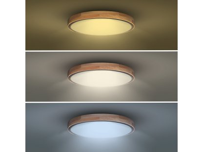 Solight LED osvetlenie s diaľkovým ovládačom Iron Oak, 60W, 4200lm, 51cm, zmena chromatičnosti, stmievateľné