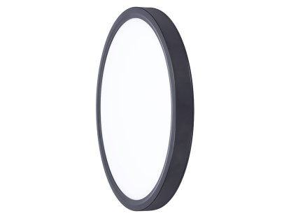 Solight LED osvetlenie s diaľkovým ovládačom Estela Black, 36W, 2700lm, 30cm, zmena chromatickosti, stmievateľná