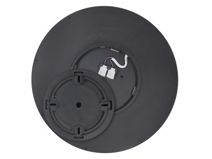 Solight LED osvetlenie s diaľkovým ovládačom Estela Black, 36W, 2700lm, 30cm, zmena chromatickosti, stmievateľná