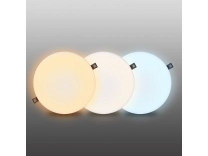 Solight LED podhľadové svietidlo CCT, IP44, 20W, 1800lm, 3000K, 4000K, 6000K, okrúhly