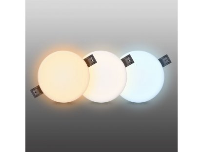 Solight LED podhľadové svietidlo CCT, IP44, 8W, 720lm, 3000K, 4000K, 6000K, okrúhly