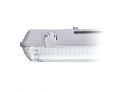 Solight LED prisadené stropné osvetlenie prachotesné, G13, pre 2x 120cm LED trubice, IP65, 127cm