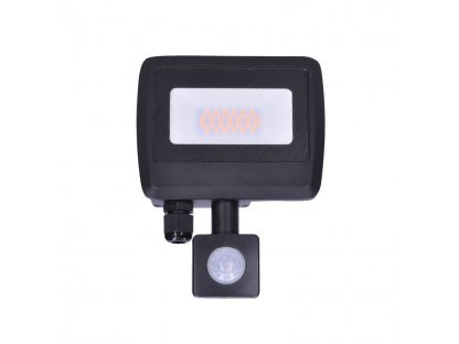 Solight LED reflektor Easy so senzorom, 20W, 1600lm, 4000K, IP44, čierny