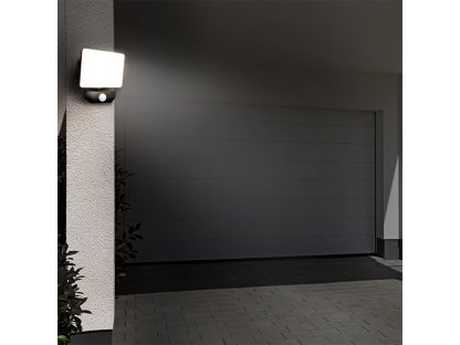 Solight LED reflektor Quick so senzorom, 30W, 2550lm, 4000K, IP44, čierny