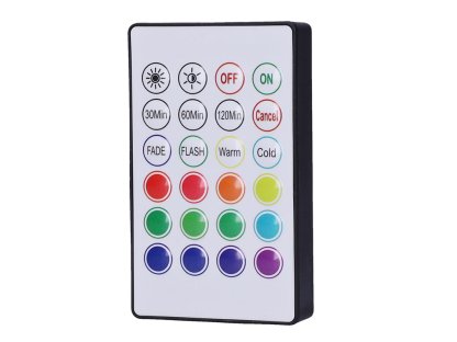 Solight LED RGB osvetlenie Gaming, diaľkový ovládač, zvukový senzor, USB