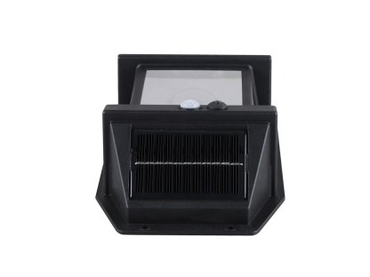 Solight LED solárna lampáš nástenná, teplá biela, 12x17cm, čierna