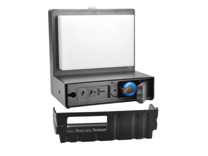 Solight LED solárne nástenné osvetlenie Palermo, 5W, 400lm, 3000K