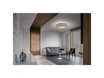 Solight LED stropné svetlo Cascade, okrúhle, 111W, 6047lm, diaľkové ovládanie