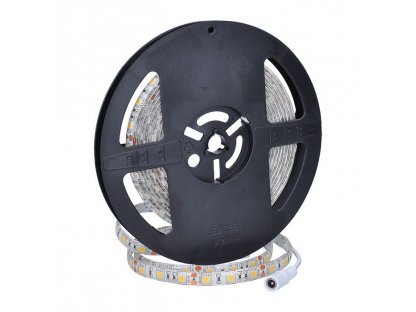 Solight LED svetelný pás, 5m, SMD5050 60LED/m, 14,4W/m, IP65, teplá biela