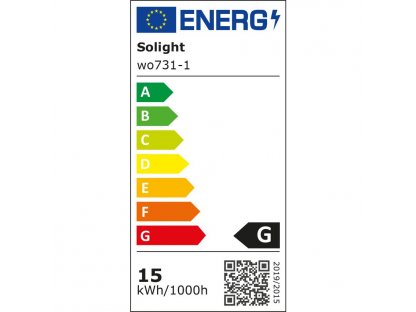 Solight LED venkovné osvetlenie, prisadené, guľaté, IP54, 15W, 1150lm, 4000K, 22cm