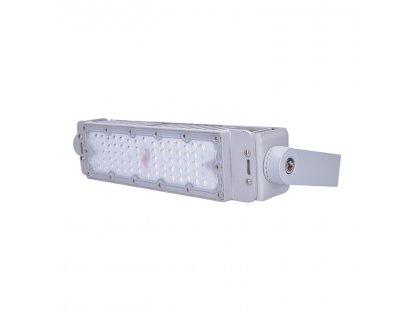 Solight LED vonkajší reflektor Pro + 2, 50W, 7500lm, 4000K, IP65 sivá