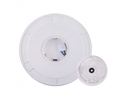 Solight LED vonkajšie osvetlenie s nastaviteľnou CCT, 18W, 1350lm, 22cm, 2v1 - biely a čierny kryt