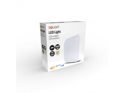Solight LED vonkajšie osvetlenie štvorcové, 20W, 1500lm, 4000K, IP54, 19cm