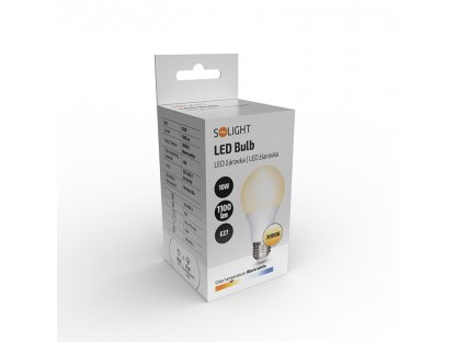 Solight LED žiarovka, klasický tvar, 10W, E27, 3000K, 270°, 1100lm