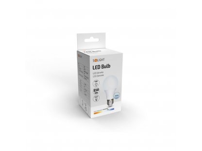 Solight LED žiarovka, klasický tvar, 10W, E27, 6000K, 270°, 850lm
