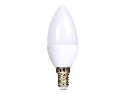 Solight LED žiarovka, sviečka, 6W, E14, 6000K, 510lm