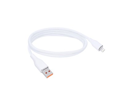 Solight lightning kábel, USB 2.0 A konektor - Lightning konektor, silikón, 0,5m