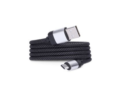 Solight magnetický USB-C kábel, USB 2.0 A konektor - USB-C konektor, 1m