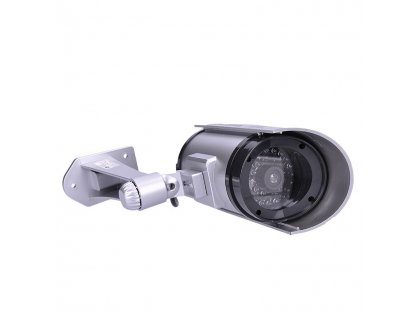 Solight maketa bezpečnostnej kamery, na stenu, LED dióda, 2 x AA
