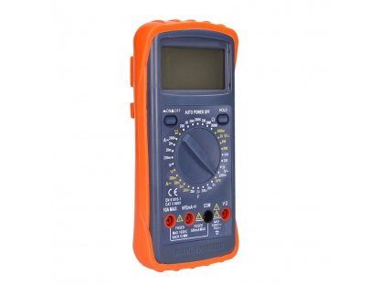 Solight multimeter, max. AC 600V/10A, max. DC 600V/10A, test diódy, bzučiak, hFE, kapacita, odpor