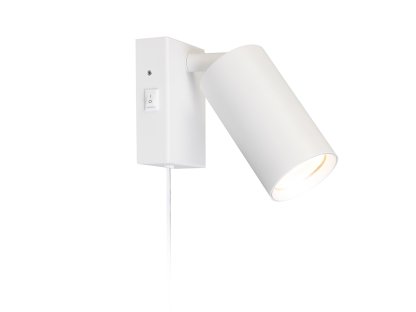 Solight nástenná lampička CELE, 1x GU10, biela