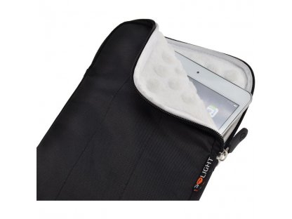Solight nylónové puzdro na tablet, čítačku do 8'', širokouhlé, nárazuvzdorné polstrovanie, čierna