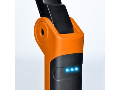 Solight pracovná nabíjacia LED lampa, 500lm + 70lm, COB, Li-Ion, USB, čiernooranžová