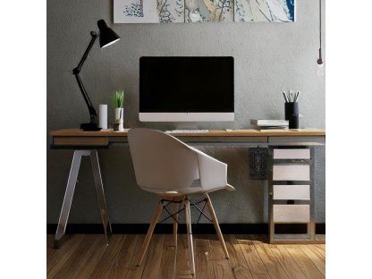 Solight prepäťová ochrana, 8z, USB A+C, 2m, čierna
