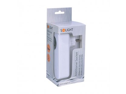 Solight prídavná zásuvka pre GSM zásuvku