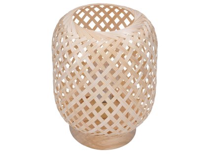 Solight ratanová LED lampáš s LED žiarovkou, teplá biela, 2x AAA, 19cm