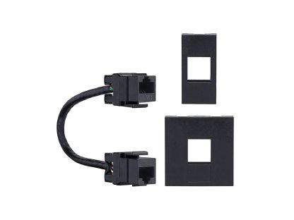 Solight RJ45 Cat6 doplnkový modul pre vstavané zásuvky série PP128