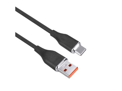 Solight USB-C kábel, USB 2.0 A konektor - USB-C 3.1 konektor, silikón, 0,5m