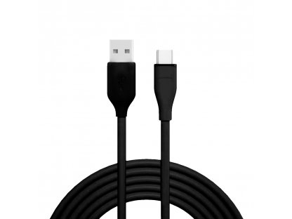 Solight USB-C kábel, USB 2.0 A konektor - USB-C 3.1 konektor, silikón, 2m