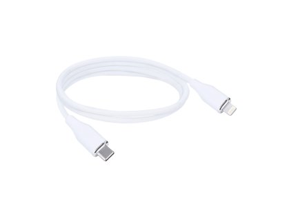 Solight USB-C/Lightning kábel, USB-C konektor - Lightning konektor, silikón, 0,5m