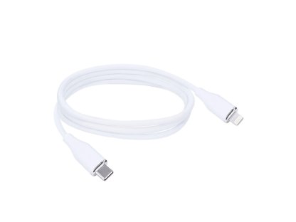Solight USB-C/Lightning kábel, USB-C konektor - Lightning konektor, silikón, 1m