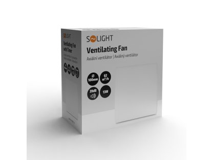 Solight ventilátor do kúpeľne