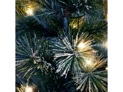 Solight vianočný stromček 45cm, 15LED, 3x AA, IP44, časovač