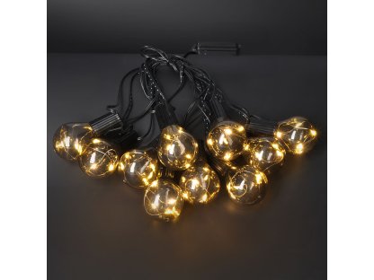 Solight vonkajšia reťaz s dekoratívnym LED žiarovkami, 10x micro LED žiarovka, 3m, 3xAA