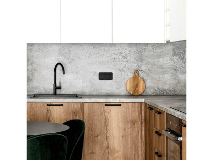 Solight vstavaná podlahová dvojzásuvka, IP55, matná černá, obdĺžnikové viečko