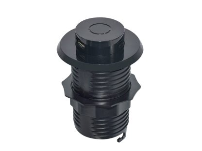 Solight výsuvná nabíjačka USB A+C 24W PD, čierna