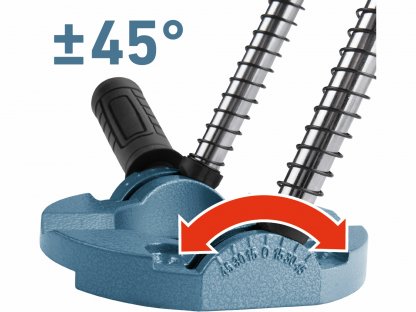 Stojan na vŕtačku viacúčelový so skľučovadlom, Ø1-10mm, pracovná výška 140mm, EXTOL PREMIUM