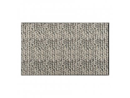 Textilná gumová čistiaca vnútorná vstupná rohož FLOMA Lima Chunky Knit - 45 x 75 x 1,1 cm