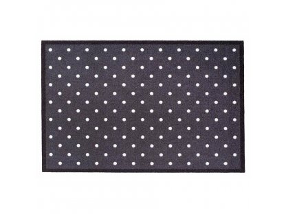 Vnútorná čistiaca vstupná rohož FLOMA Mondial Dots - 50 x 75 x 0,5 cm