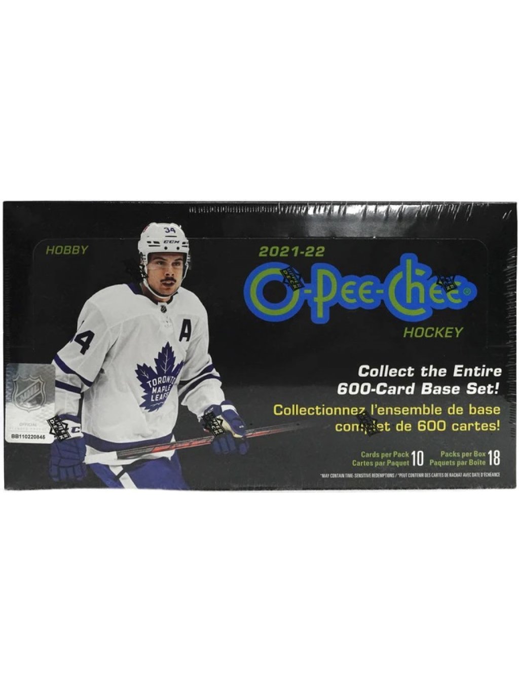 2021-22 Upper Deck O-Pee-Chee Hockey Hobby Box