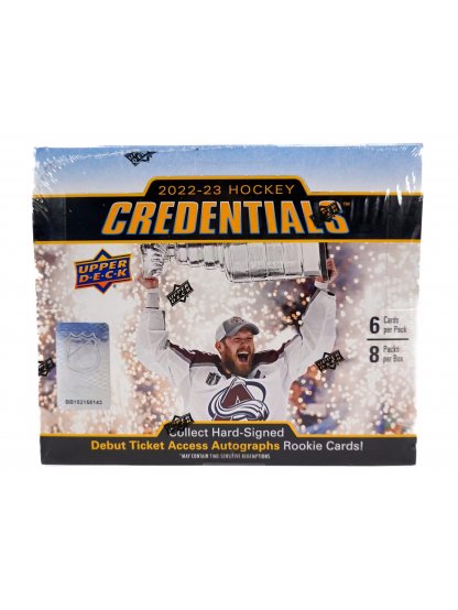 2022-23 Upper Deck Credentials Hockey Hobby Box